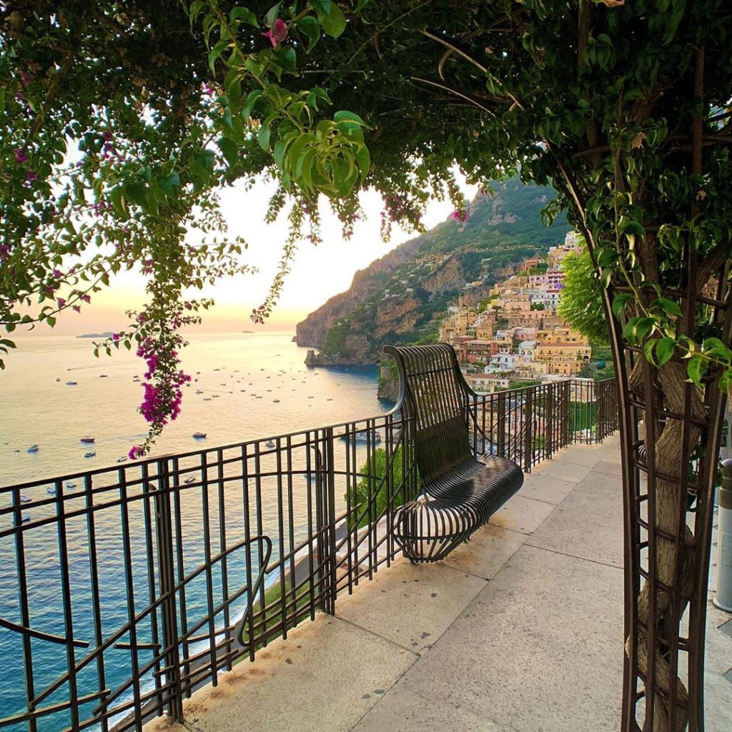 Positano along the Amalfi Coast