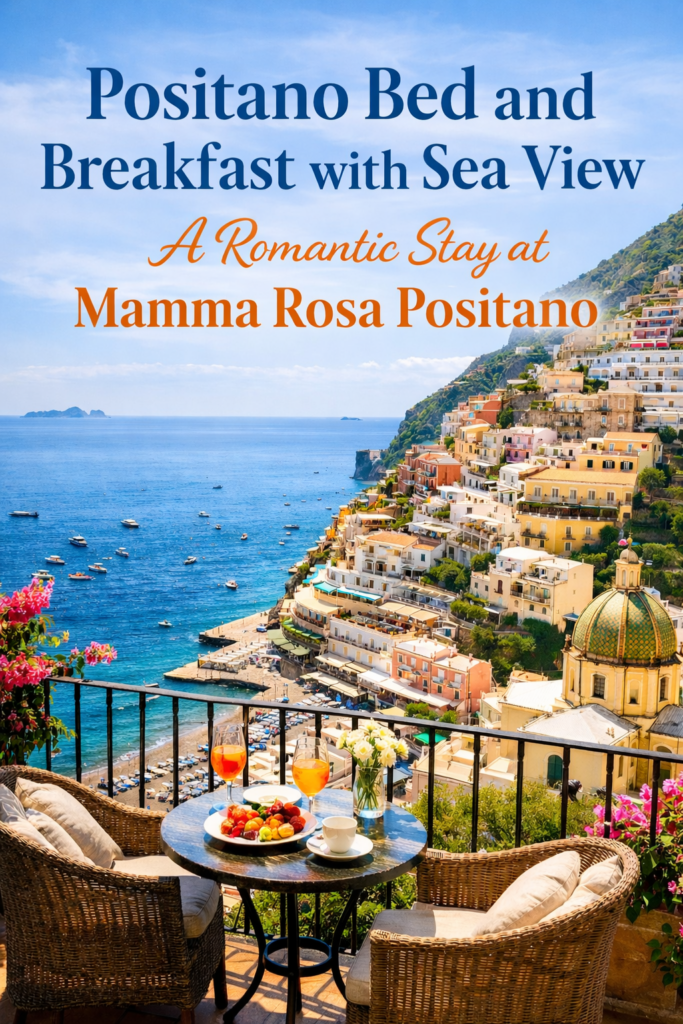 Positano bed and breakfast with sea view
